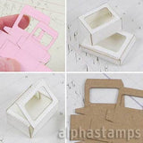 Set of 2 Mini Bakery Boxes with Windows