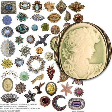 Bejeweled Collage Sheet