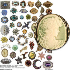 Bejeweled Collage Sheet