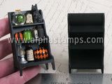 Black Resin 3-Tier Display