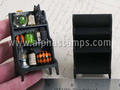 Black Resin 3-Tier Display