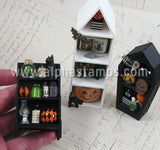 Black Resin 3-Tier Display