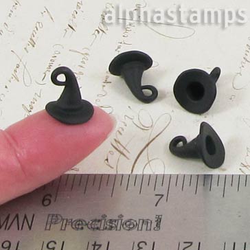 Black 3D Witch Hat Charm