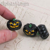 Black Resin Jack-o-Lantern*