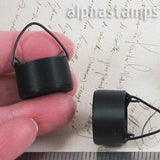 Black Plastic Pail or Hanging Pot