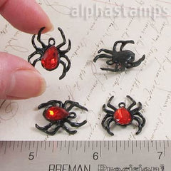Black Widow Spider Charm*