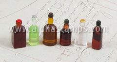 Resin Alcohol Bottles Set #1