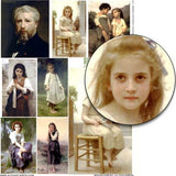 Bouguereau #3 (Children) Collage Sheet