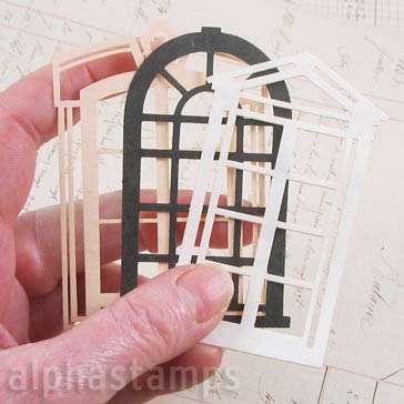 Die-Cut Cardstock Window Frame Set