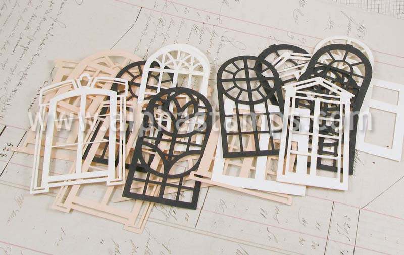 Die-Cut Cardstock Window Frame Set* | Alpha Stamps
