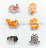 Set of 6 Tabby Cat Buttons