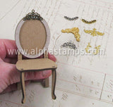 Oval Back Chair - 1:12 Scale
