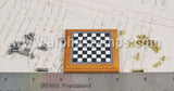 Miniature Oak Chess Board Set *