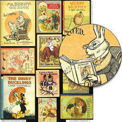 Childrens Books #1 Collage Sheet