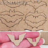 Chipboard Bats Set