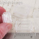 Mini Plastic Storage Set with Lids - Clear