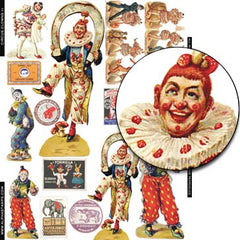 Clowns #1 Collage Sheet