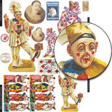 Clowns #2 Collage Sheet