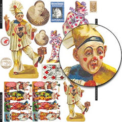 Clowns #2 Collage Sheet