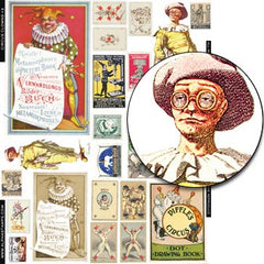 Clowns #3 Collage Sheet