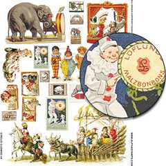 Clowns #4 Collage Sheet