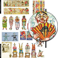Clowns #6 Collage Sheet