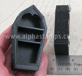3 Inch Black Gothic Bookcase
