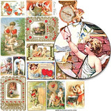 Cupid Postcards #2 Collage Sheet