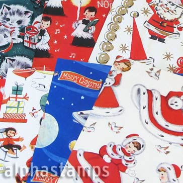 Cute Kitchsy Christmas 6x6 Paper Set