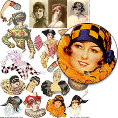 Deco Doll Clothes Collage Sheet