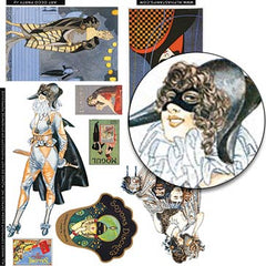 Art Deco Party Collage Sheet