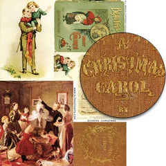 Dickens Christmas Collage Sheet