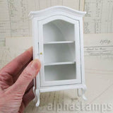 Small White Standing Display Cabinet*