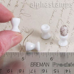 White Ceramic Mini Egg Cups
