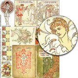 English Rose Collage Sheet