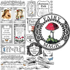 Fairy Tales & Gypsy Proverbs Collage Sheet