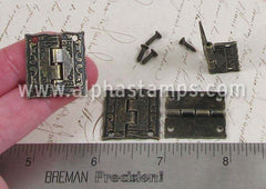 1 Inch Fancy Metal Box Hinge
