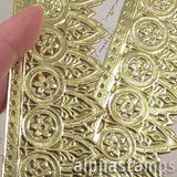 Fancy Large Gold Dresden Edging