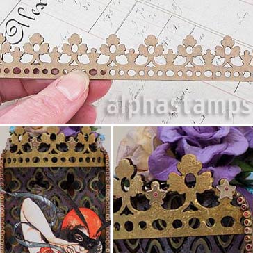 Chipboard Fleur Border