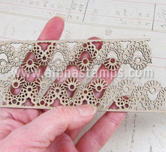 Chipboard Floral Border Strip