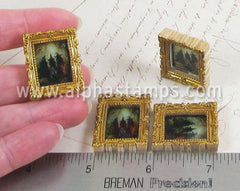 1 Inch Resin Halloween Framed Portraits