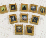 1 Inch Resin Halloween Framed Portraits