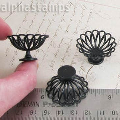 Mini Black Wrought Iron Fruit Bowl