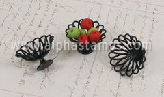 Mini Black Wrought Iron Fruit Bowl
