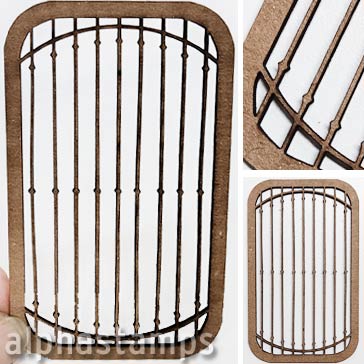 Wrought Iron Gate Altoids Insert