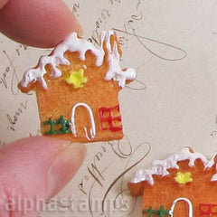 Resin Gingerbread House Embellishments*