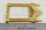 3D Gold Resin Gothic Arch Window
