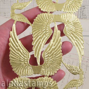 Sheet of Gold Dresden Wings