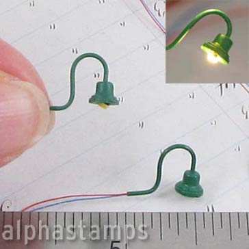 Green Mini LED Industrial Wall Lamp