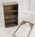 Short Bookcase with Gothic Facade